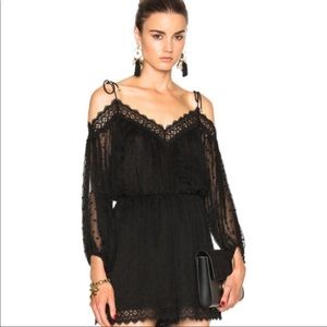 Zimmermann Black Silk Scalloped Realm Romper 1